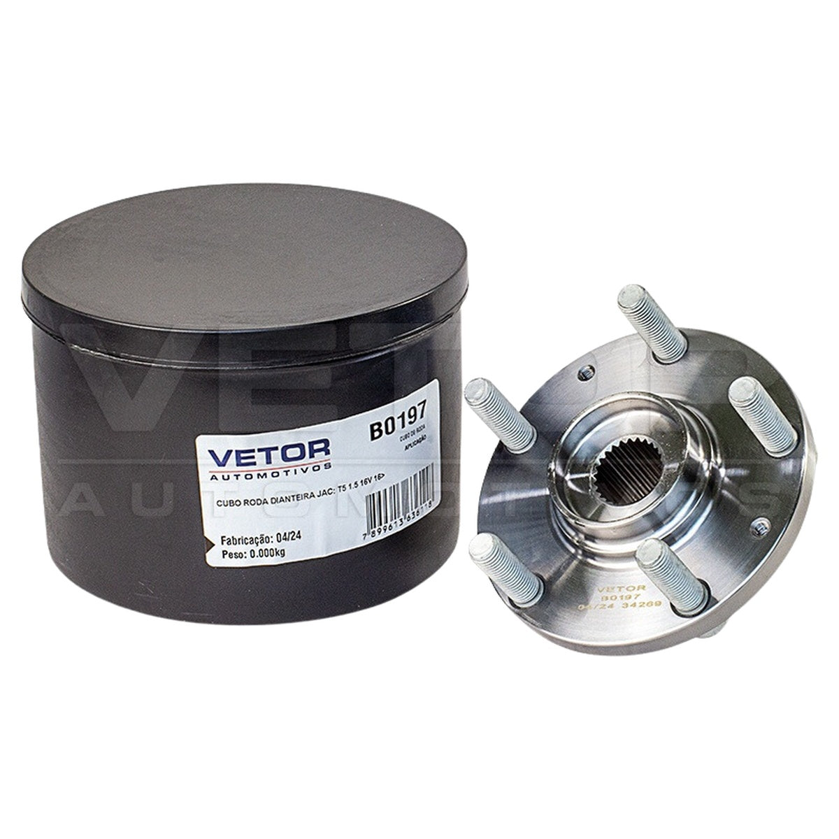 Cubo Roda Dianteira - Vetor - B0197 - (1)