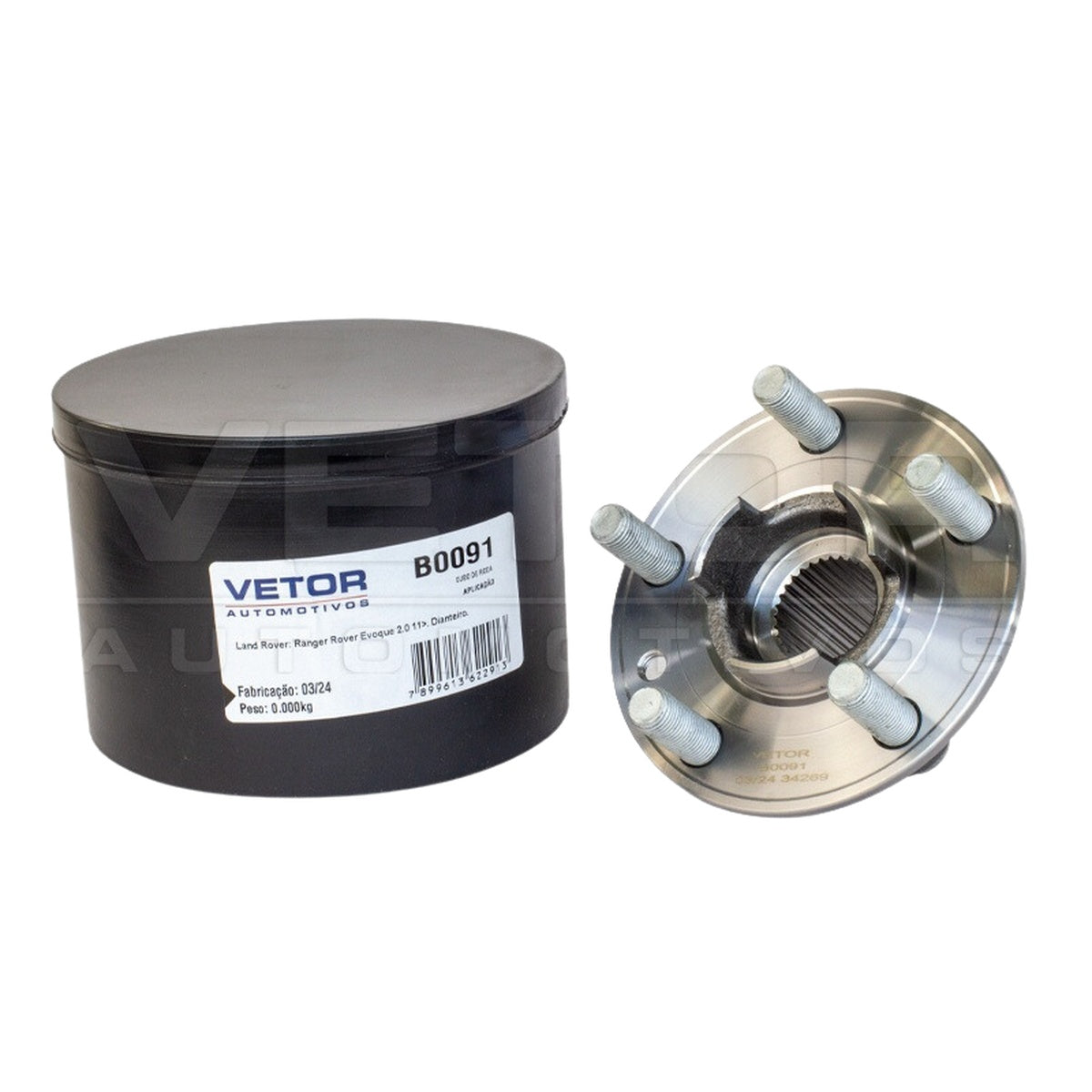 Cubo Roda Dianteira - Vetor - B0091 - (1)