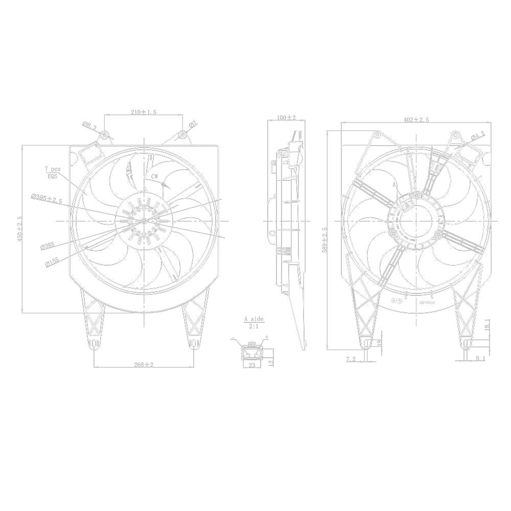 Eletroventilador - Gauss - GE1173 - (4)