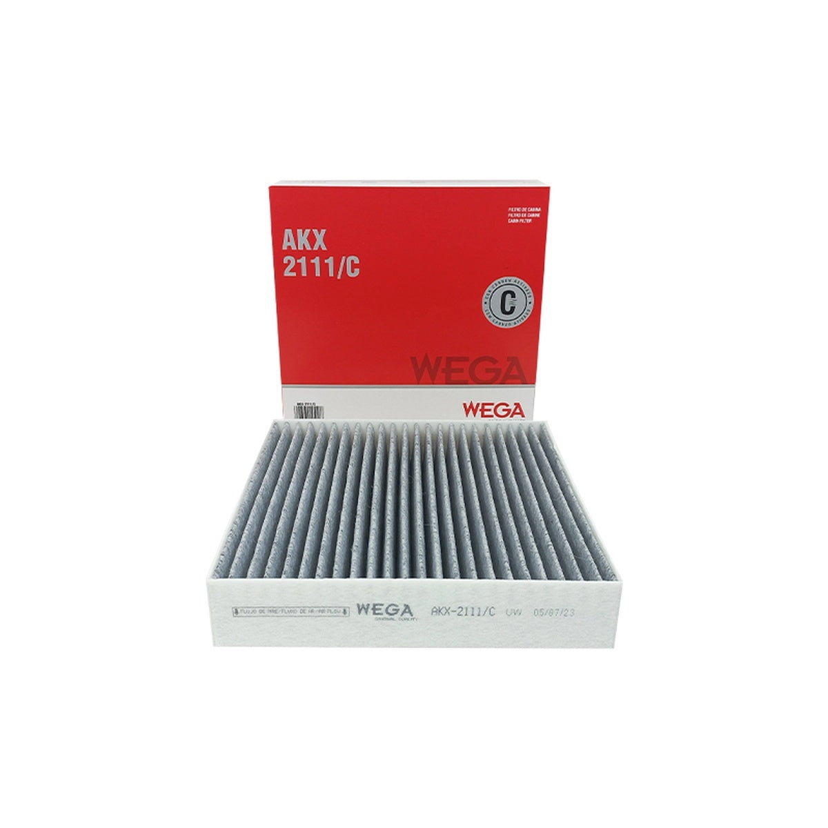 Filtro de Ar da Cabine para BYD TAN - Wega - AKX-2111/C - (1)