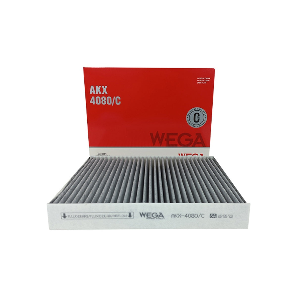 FIltro de Ar Condicionado Cabine - Wega - AKX4080/C - (4)