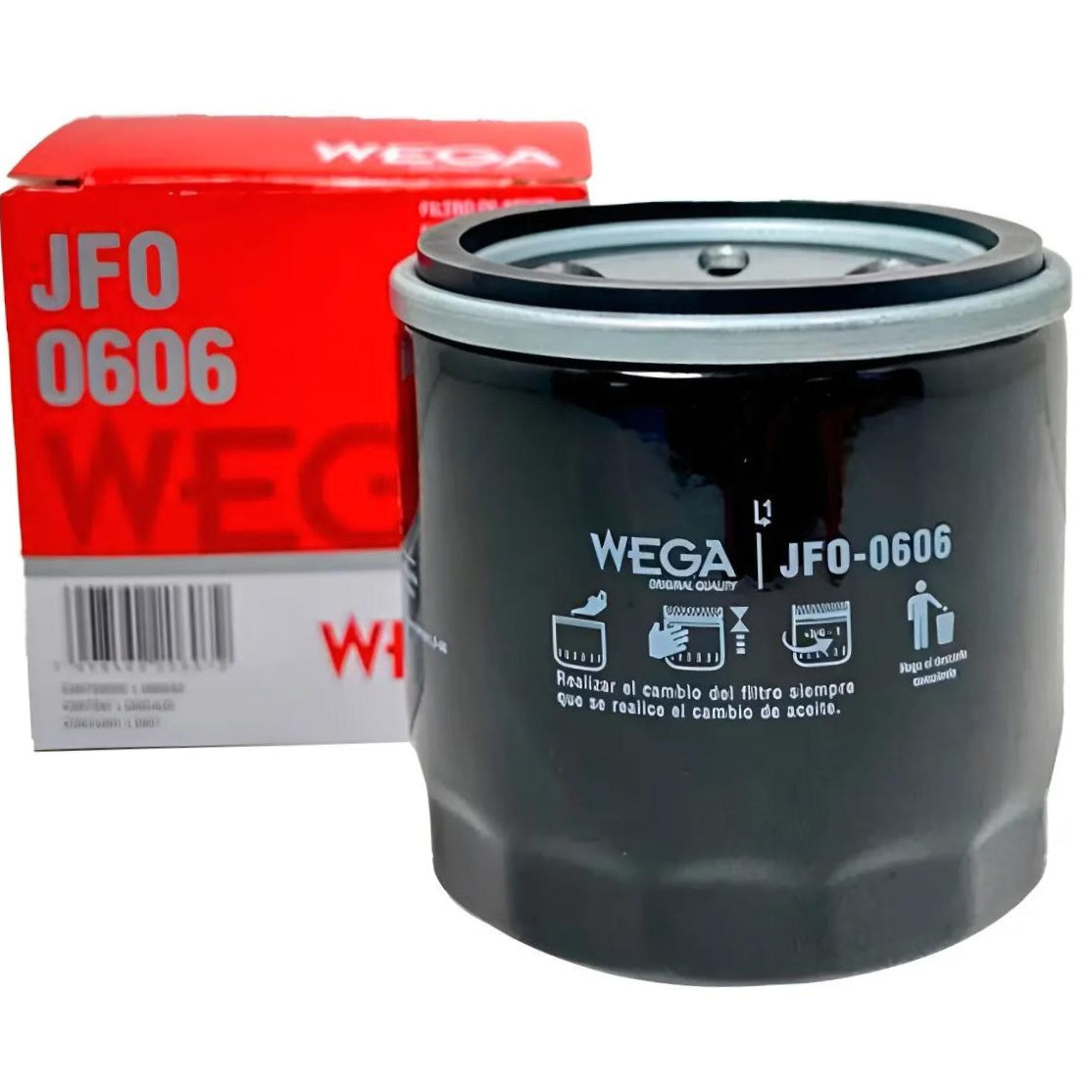 Filtro de Óleo Lubrificante para Effa V21 e V25 - Wega - JFO-0606 - (1)