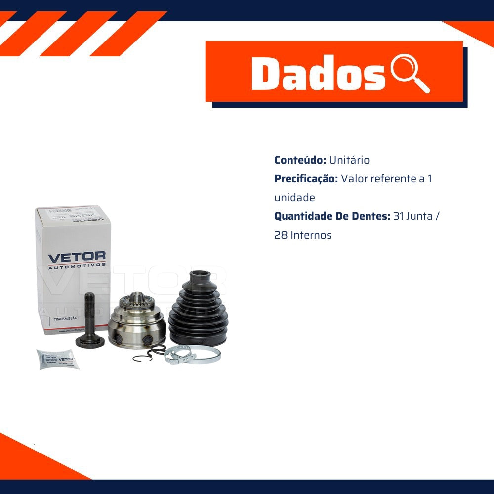 Junta Homocinetica para BMW X1 - Vetor - VT5938 - (2)
