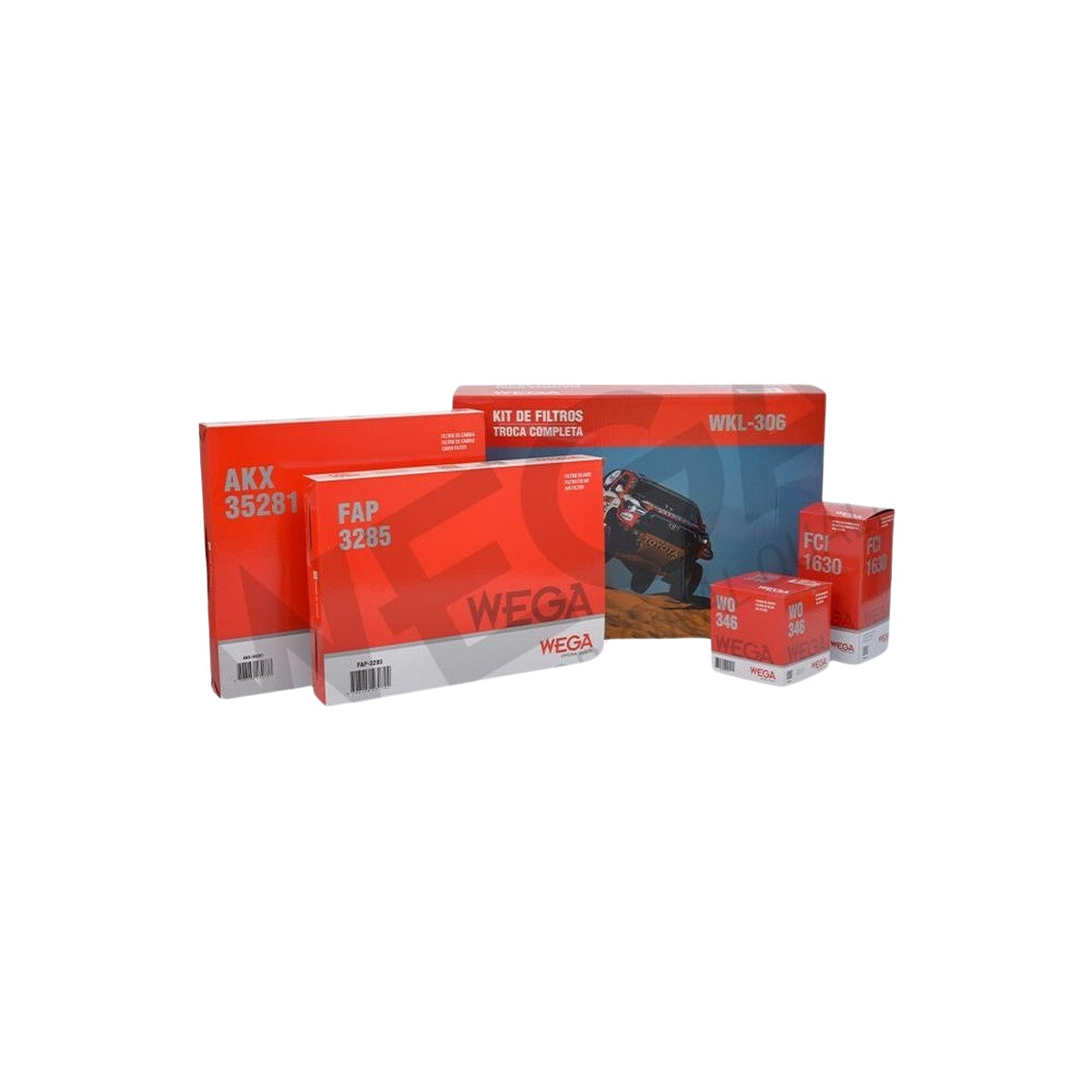 Kit de Filtros Golf Jetta Taos 1.4 Tsi - Wega - Wkl-306 - (1)