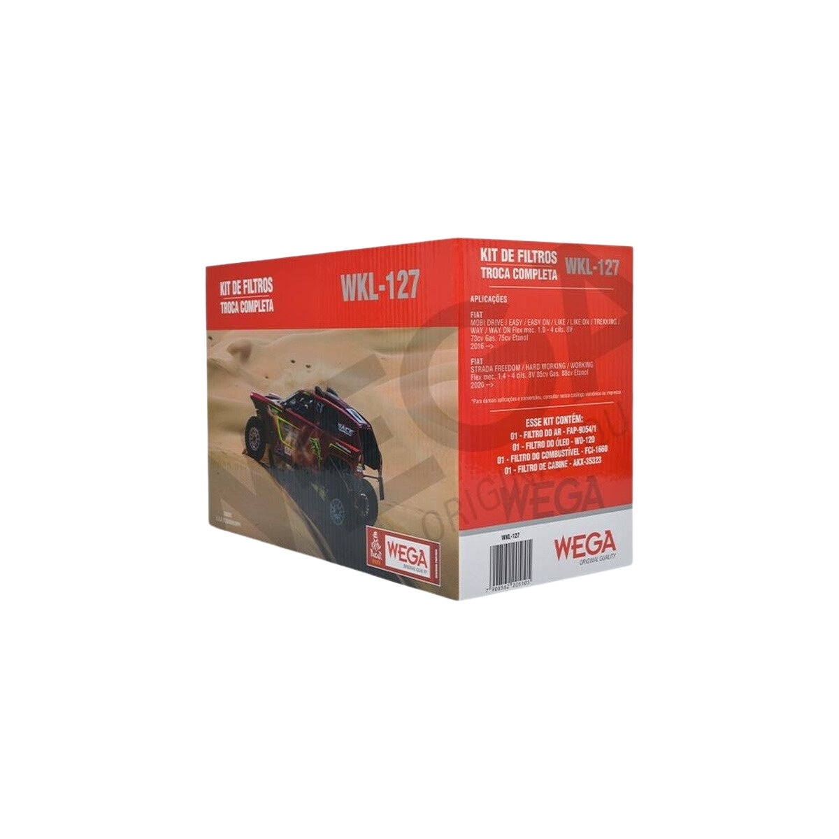 Kit de Filtros Mobi 1.0 8V Strada 1.4 8V - Wega - Wkl-127 - (3)