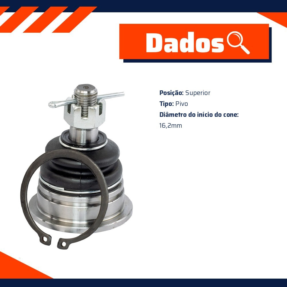 Pivo Superior para Nissan Frontier e X-TERRA - Vetor - VTP123 - (3)