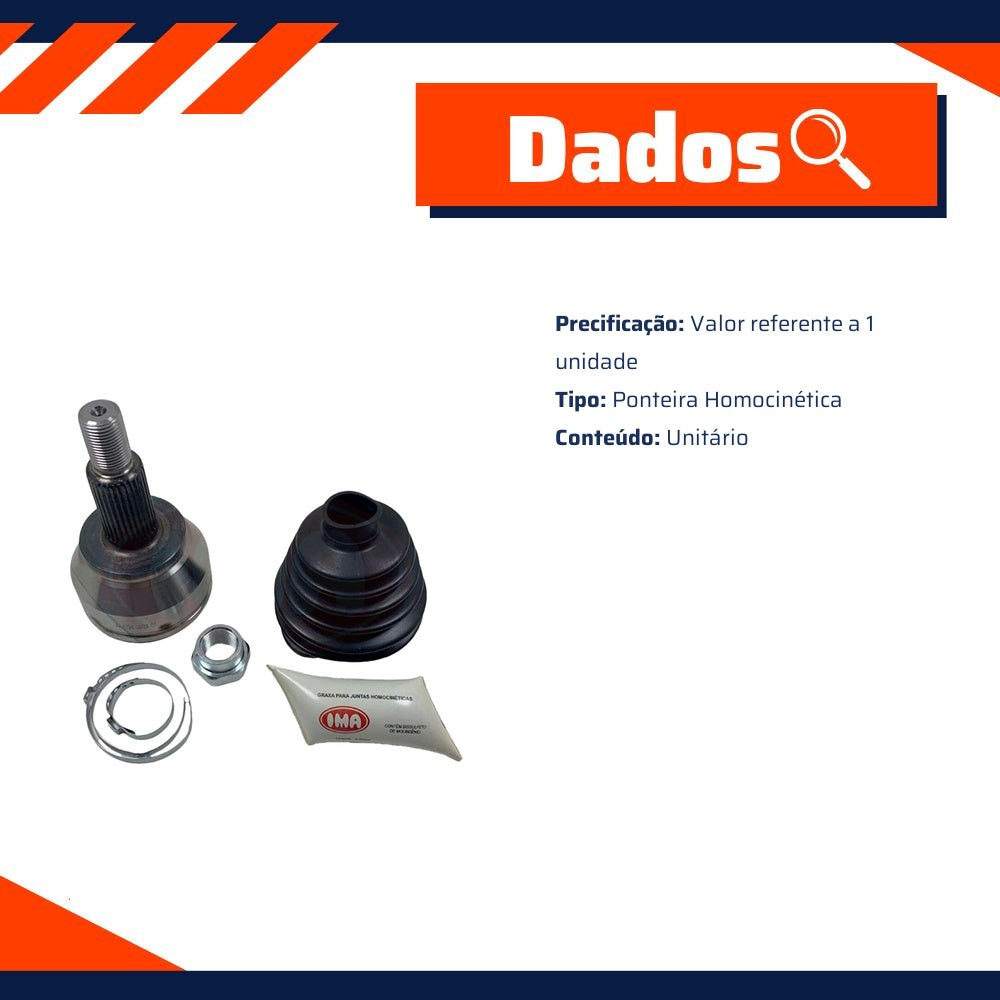 Ponteira Homocinética para Land Rover Discovery e Range Rover Evoque - IMA - AL-1734 - (2)