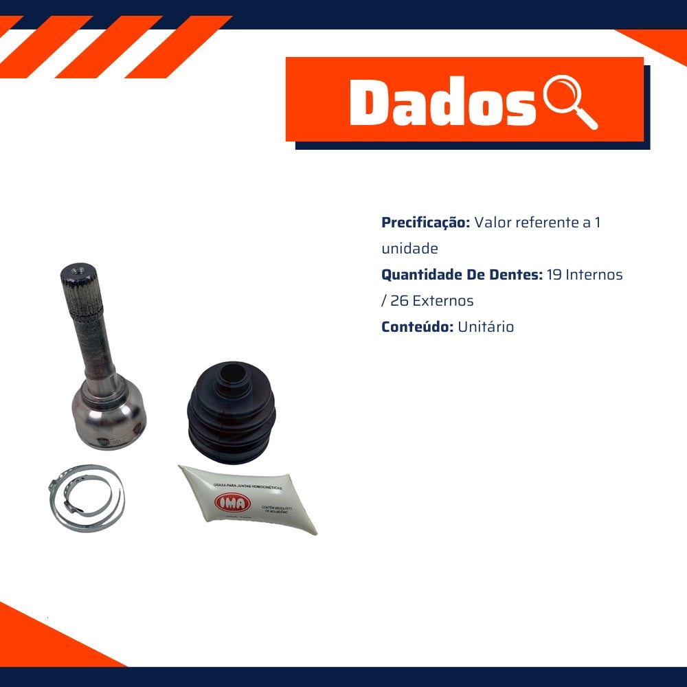 Ponteira Homocinética para Suzuki Jimny - IMA - AL-1772 - (2)