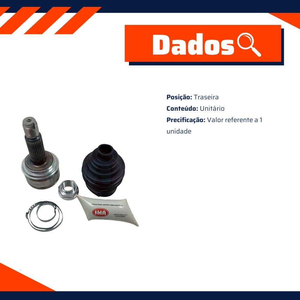 Ponteira Homocinética Traseira para Honda CR-V - IMA - AL-1739 - (2)