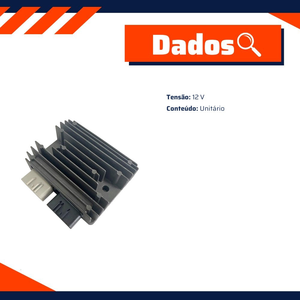 Regulador de Voltagem 14V - Moto - - Gauss - GM10041 - (2)
