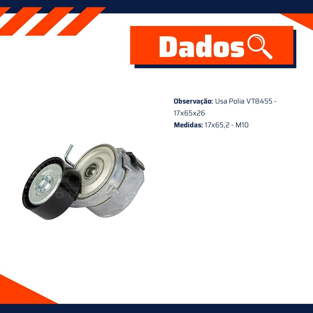 Rolamento de Tensão para Land Rover Freelander 2 e Range Rover Evoque - Vetor - VT8662 - (5)