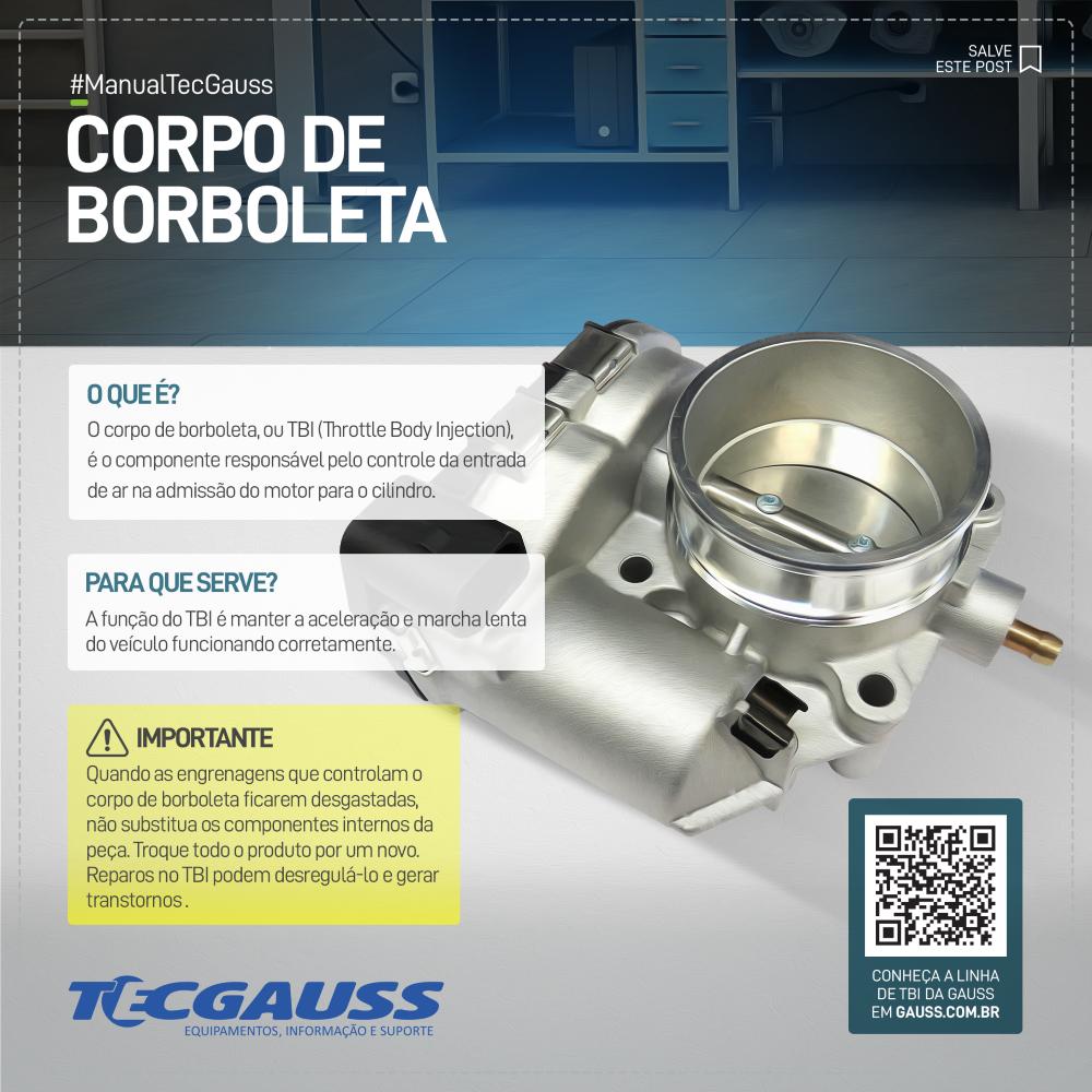 Corpo de Borboleta para Fiat Fiorino e Palio - Gauss - GI7070 - (6)