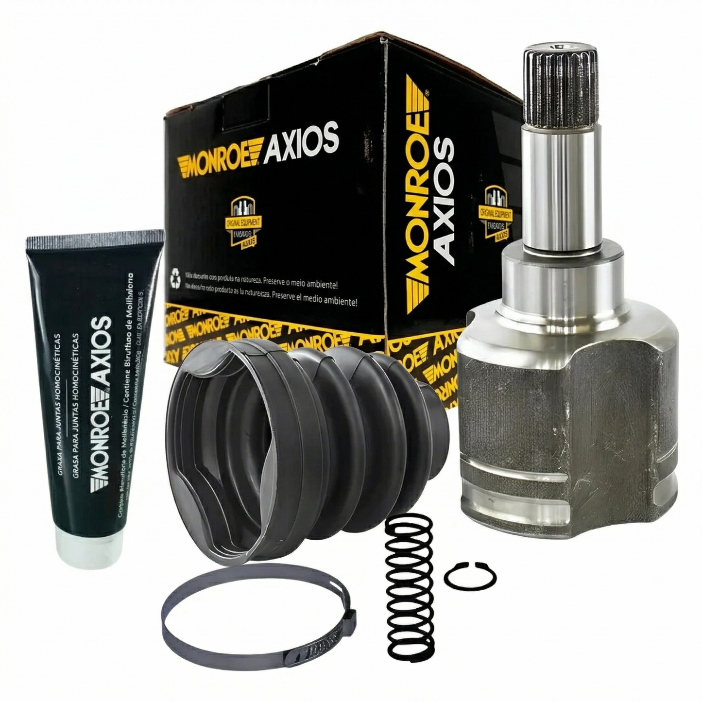 Tulipa com Trizeta Lado Esquerdo para Citroen C3 e Peugeot 206 - Monroe Axios - LT30218 - (1)