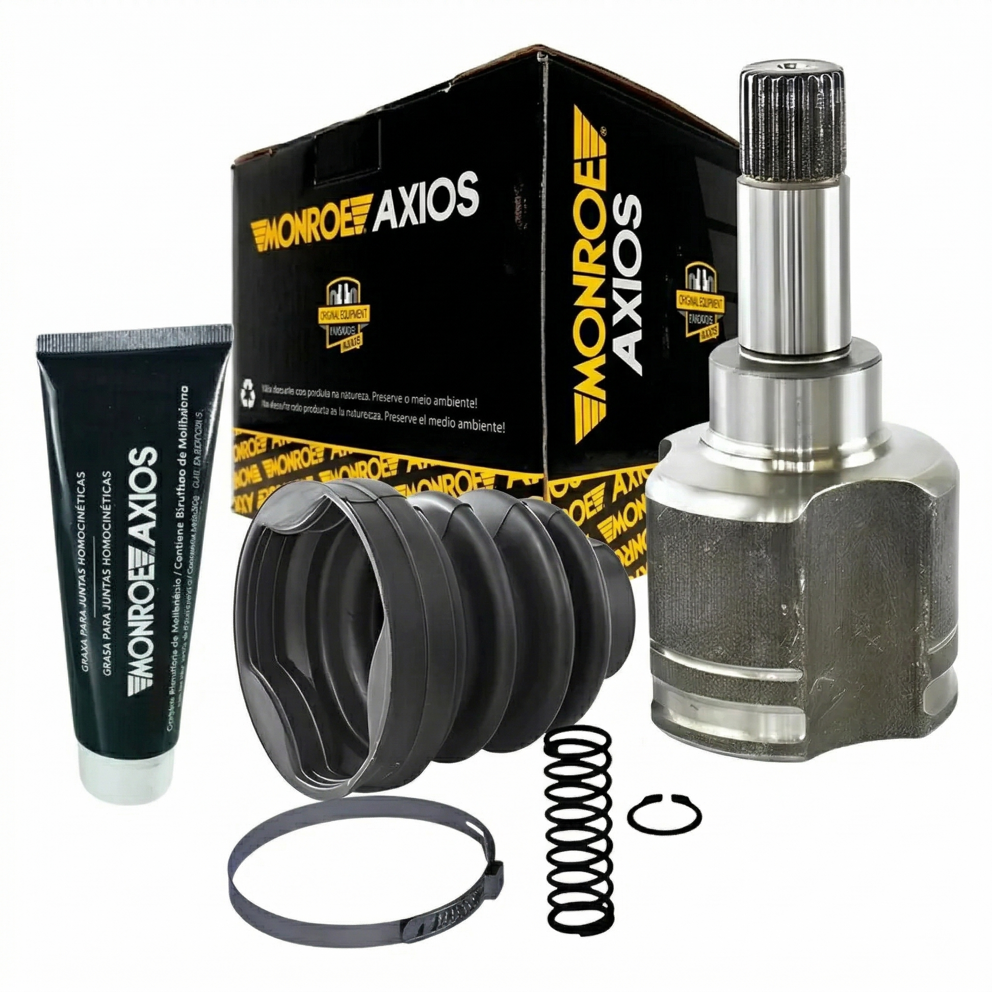 Tulipa com Trizeta Lado Esquerdo para Citroen C3 e Peugeot 206 - Monroe Axios - LT30218 - (1)