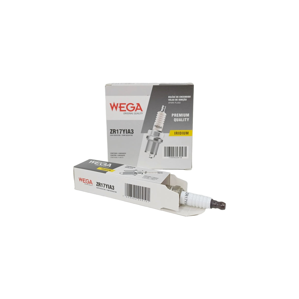 Vela de Ignição Iridium - Wega - ZR17YIA3 - (1)