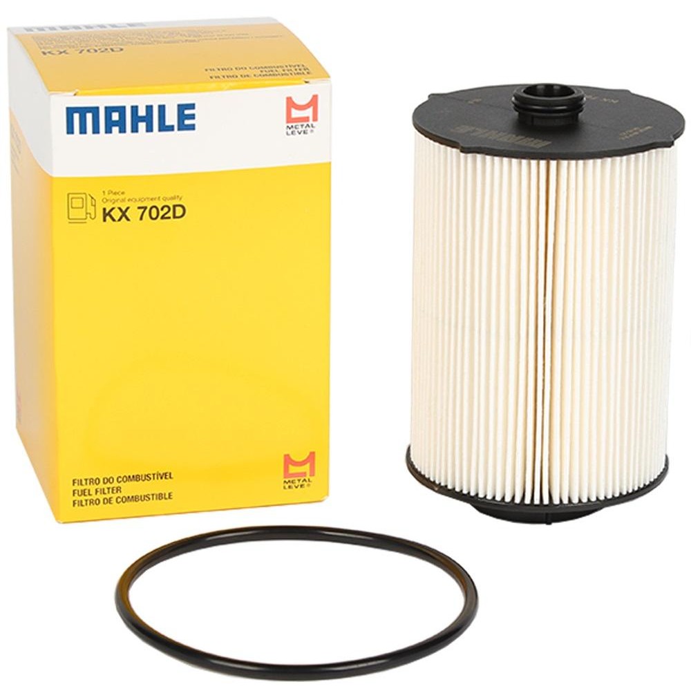 Elemento do Filtro de Combustível - Mahle Metal Leve - KX702D - (1)