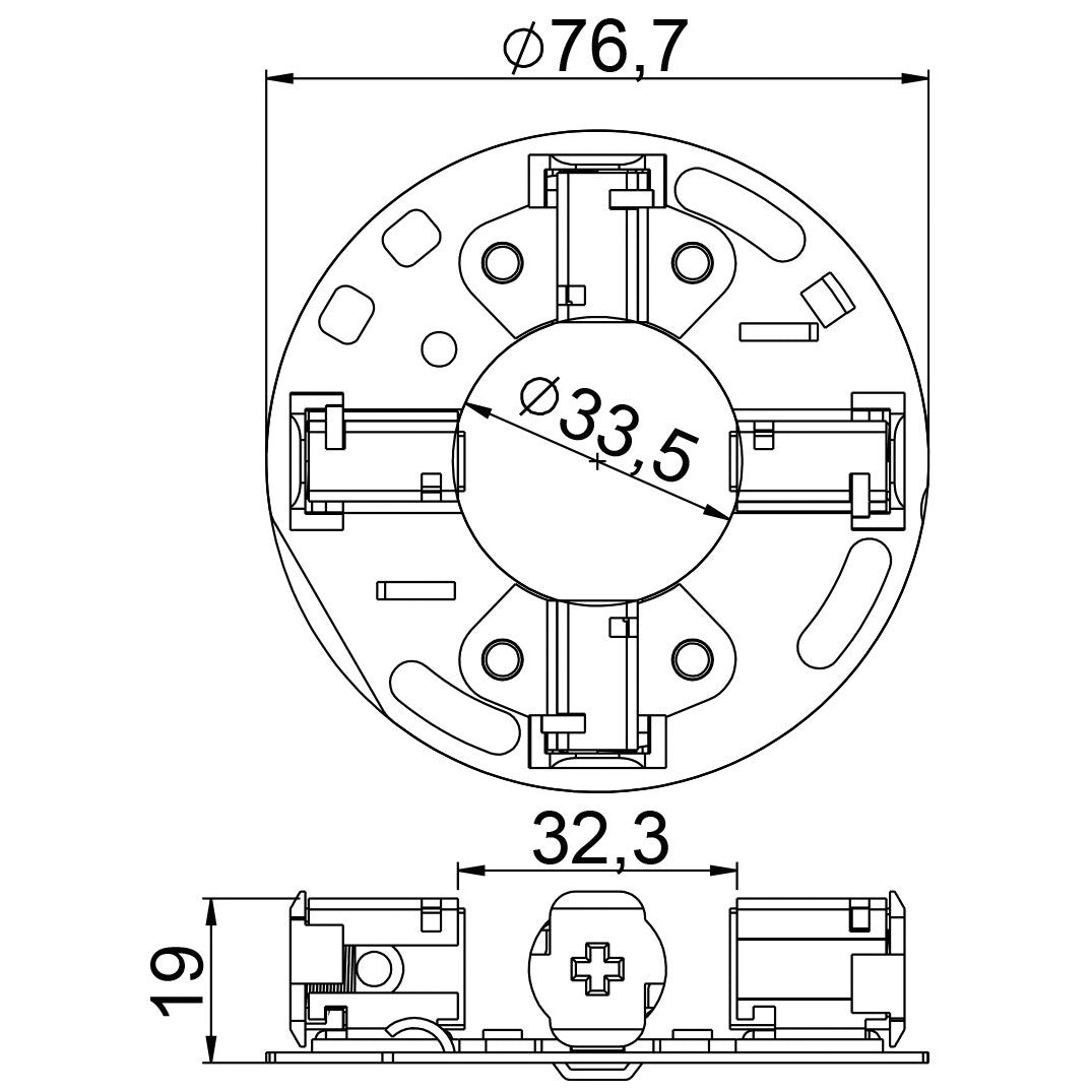 Porta Escovas para Motor de Partida com 4 Escovas - Unifap - 1.367/4 - (3)