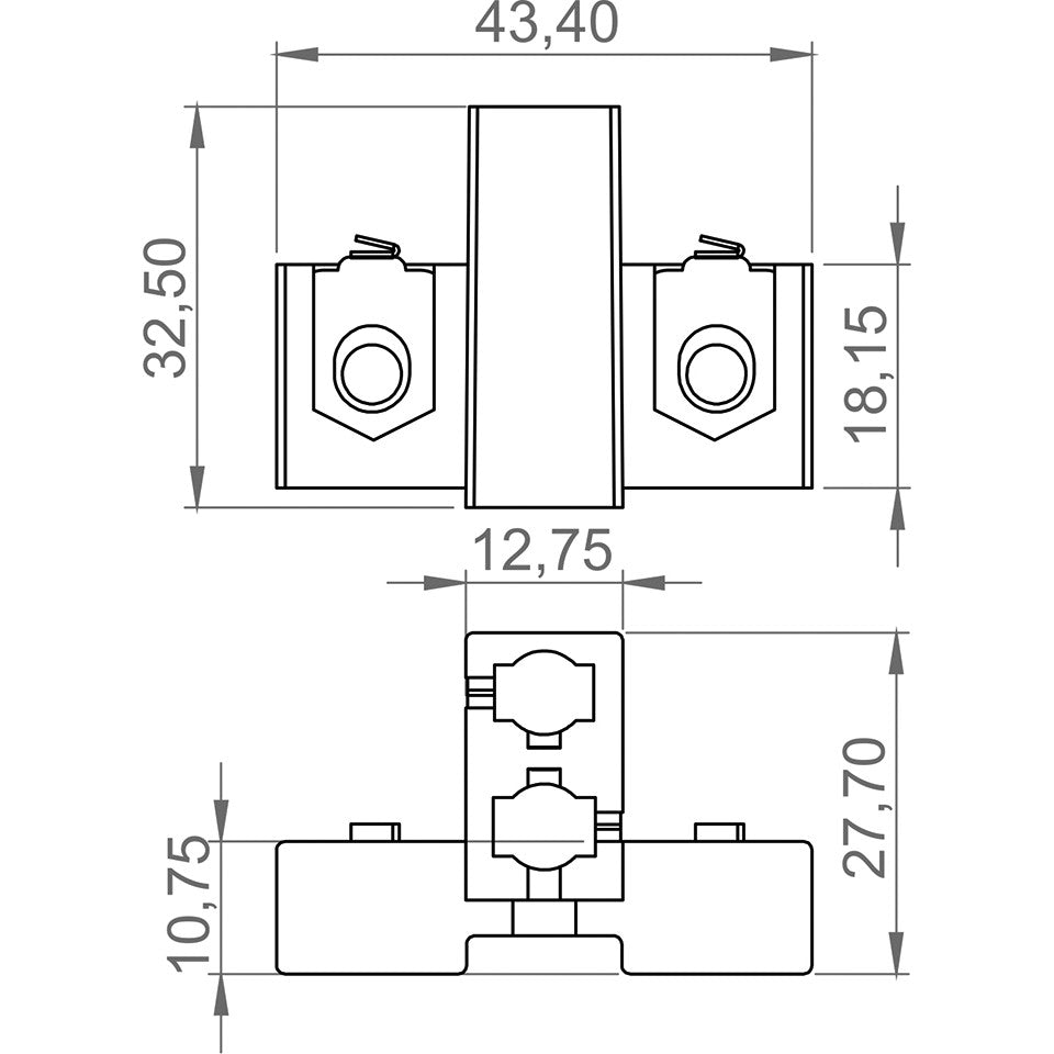 Porta Escovas para Alternador com 2 Escovas - Unifap - 2.218/2 - (3)