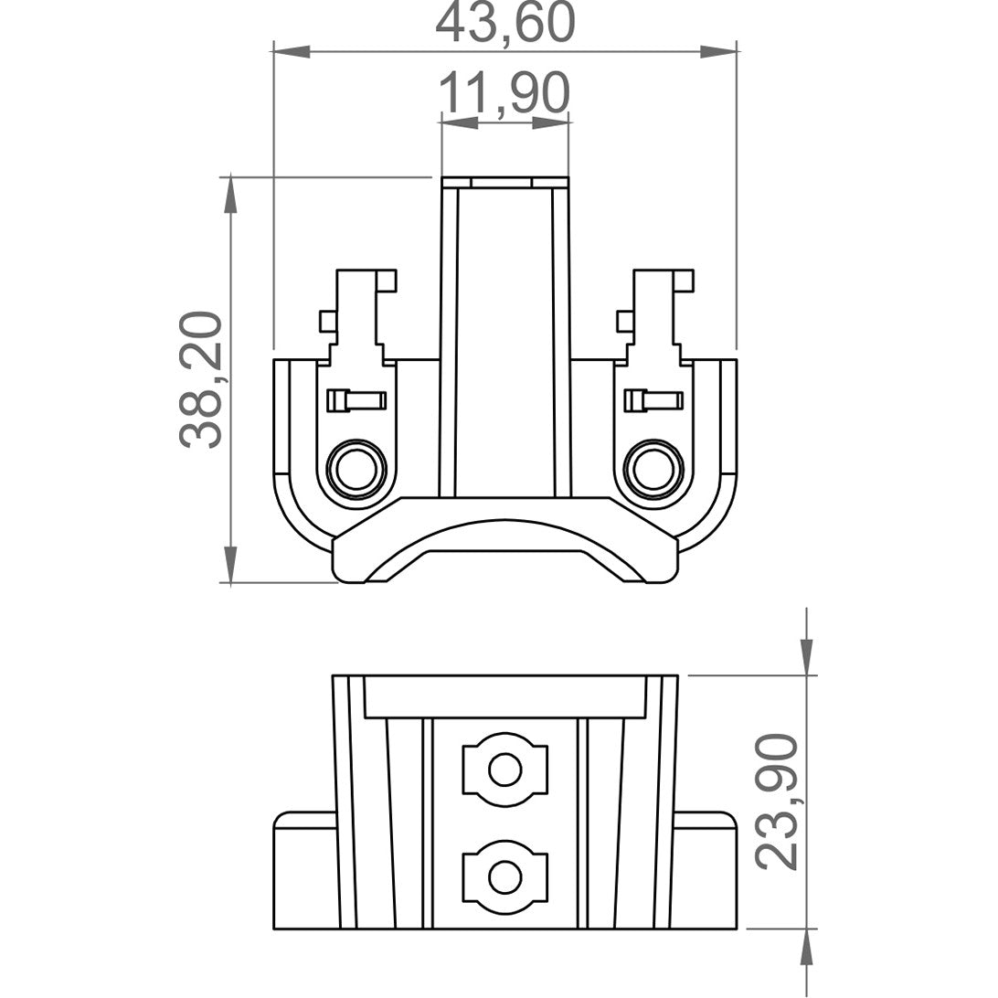 Porta Escovas para Alternador com 2 Escovas - Unifap - 2.216/2 - (3)