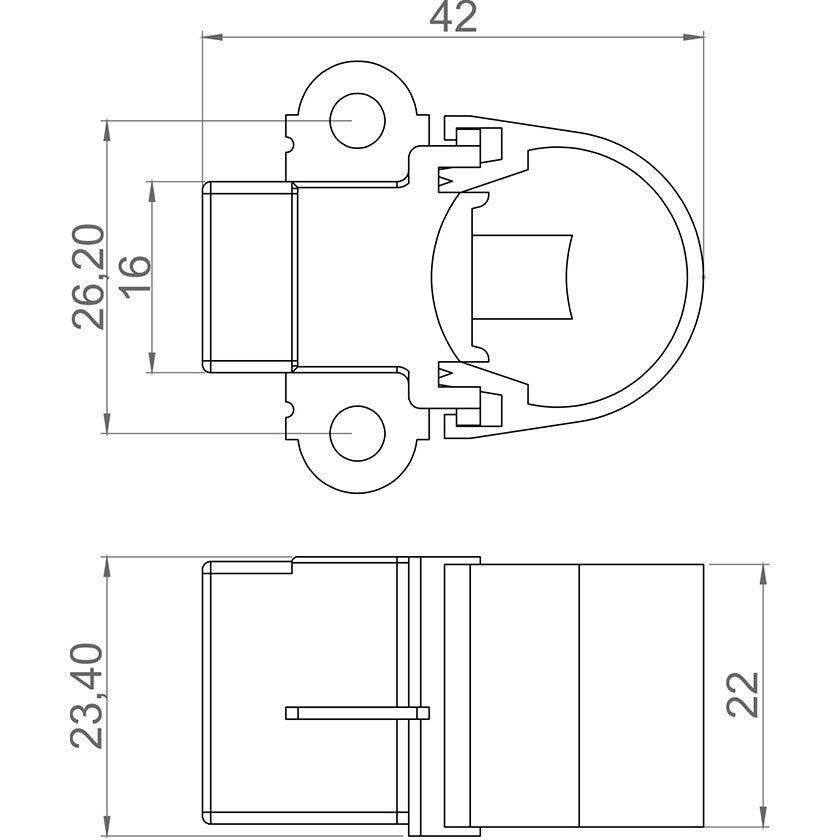Porta Escovas para Alternador com 2 Escovas - Unifap - 2.223/2 - (3)