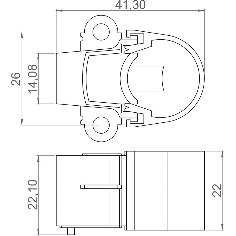 Porta Escovas para Alternador com 2 Escovas - Unifap - 2.225/2 - (3)