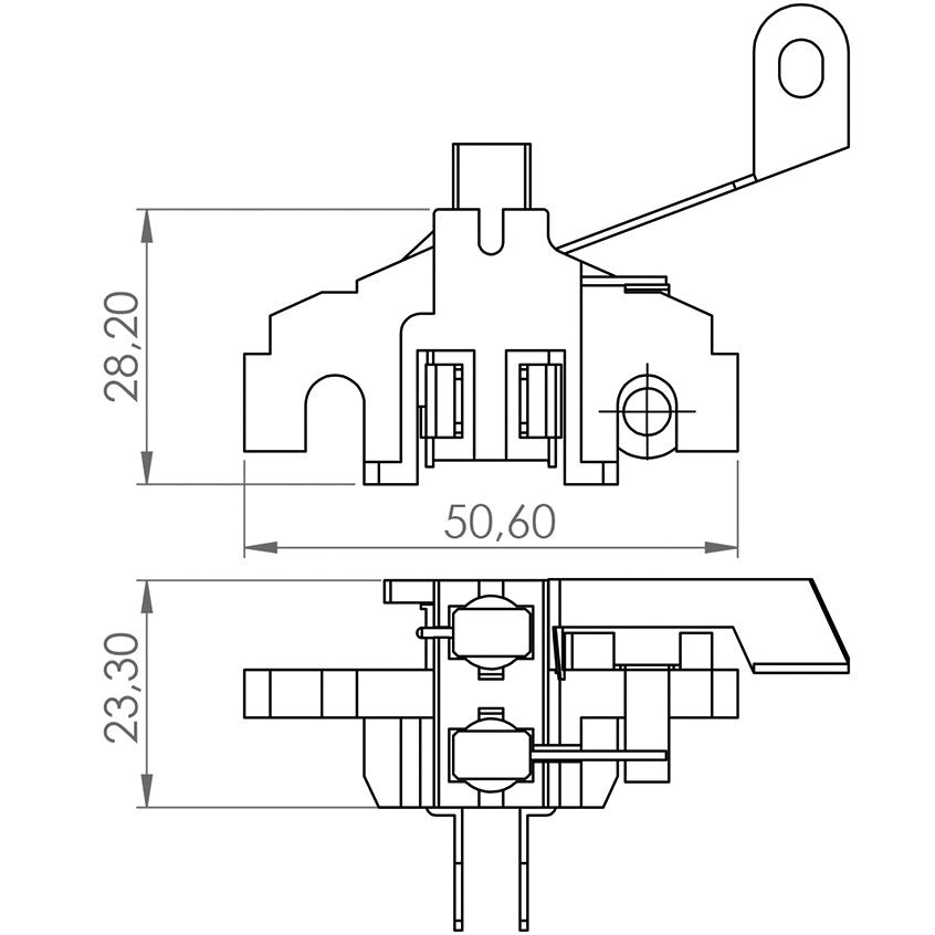 Porta Escovas para Alternador com 2 Escovas - Unifap - 2.227/2 - (3)