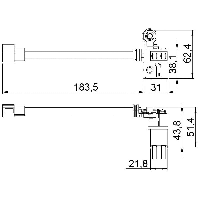 Porta Escovas para Alternador com 2 Escovas - Unifap - 2.231/2 - (3)
