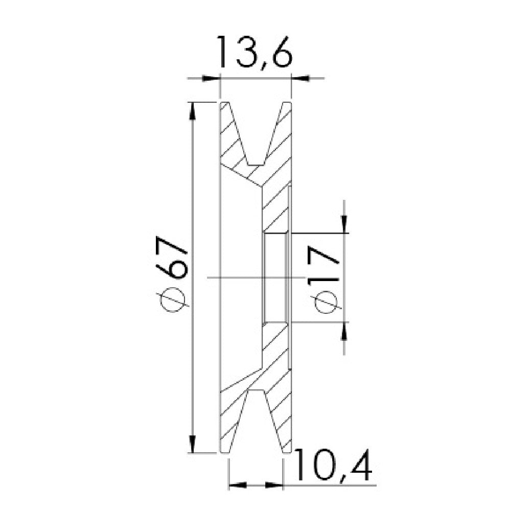 Polia para Alternador - Unifap - 3.307 - (3)