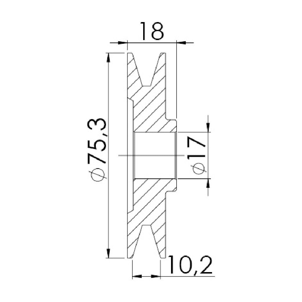 Polia para Alternador - Unifap - 3.352 - (3)