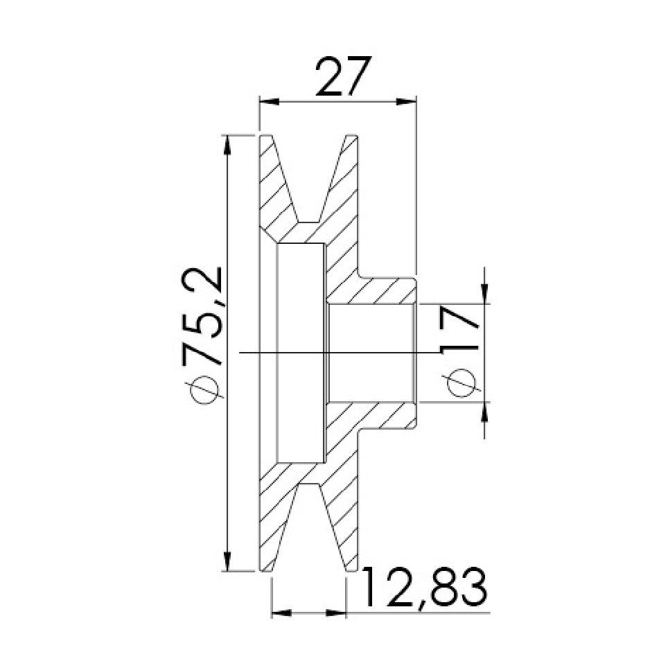 Polia para Alternador - Unifap - 3.353 - (3)