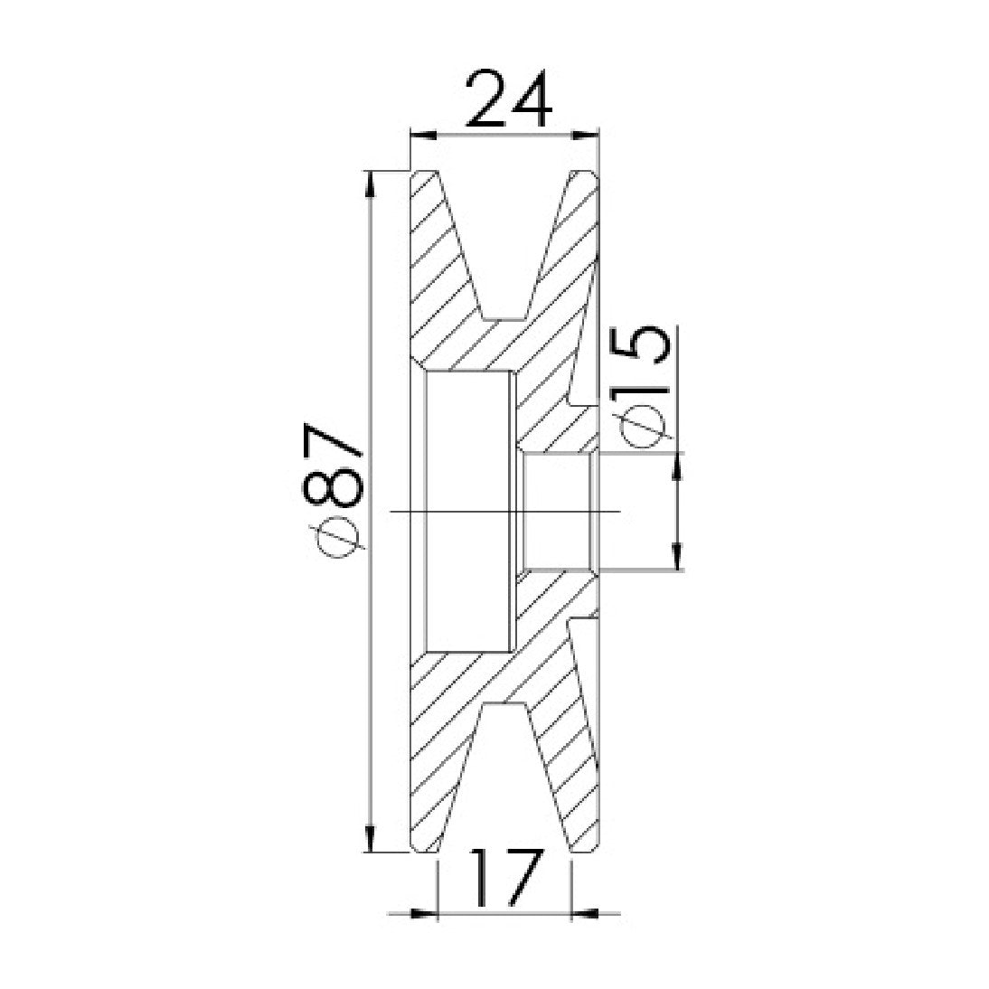 Polia para Alternador - Unifap - 3.410 - (3)