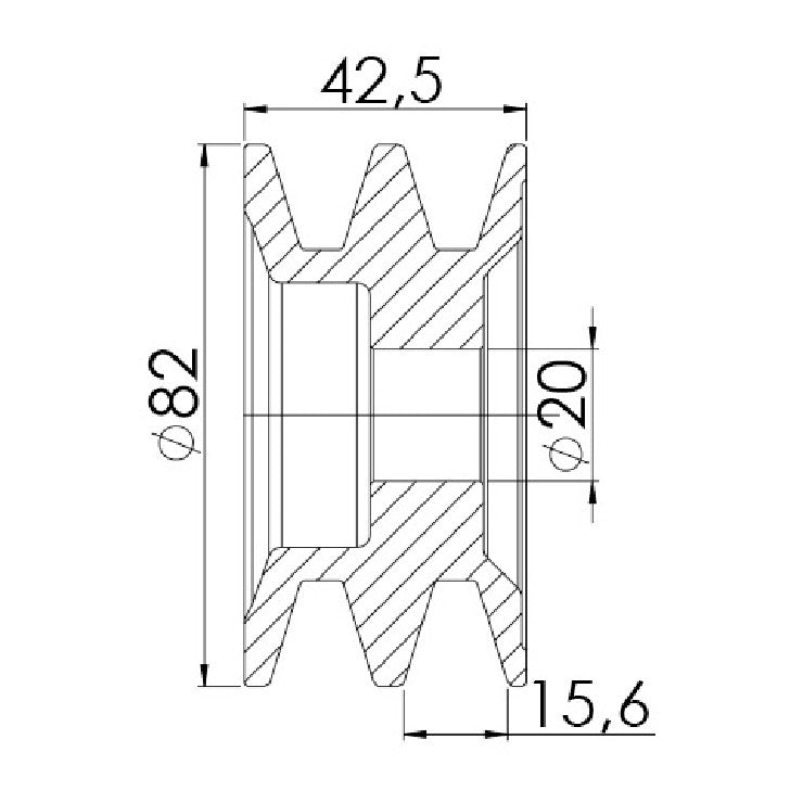 Polia para Alternador - Unifap - 3.434 - (3)