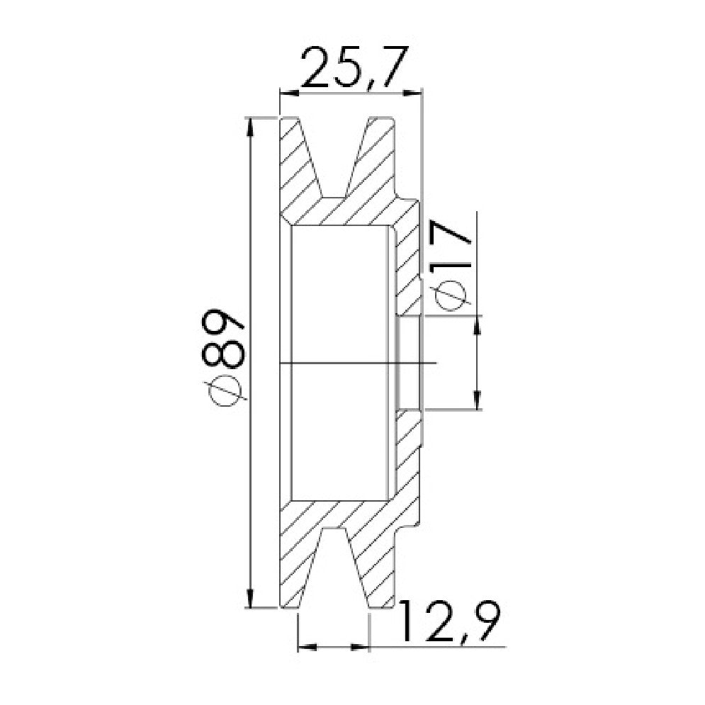 Polia para Alternador - Unifap - 3.438 - (3)