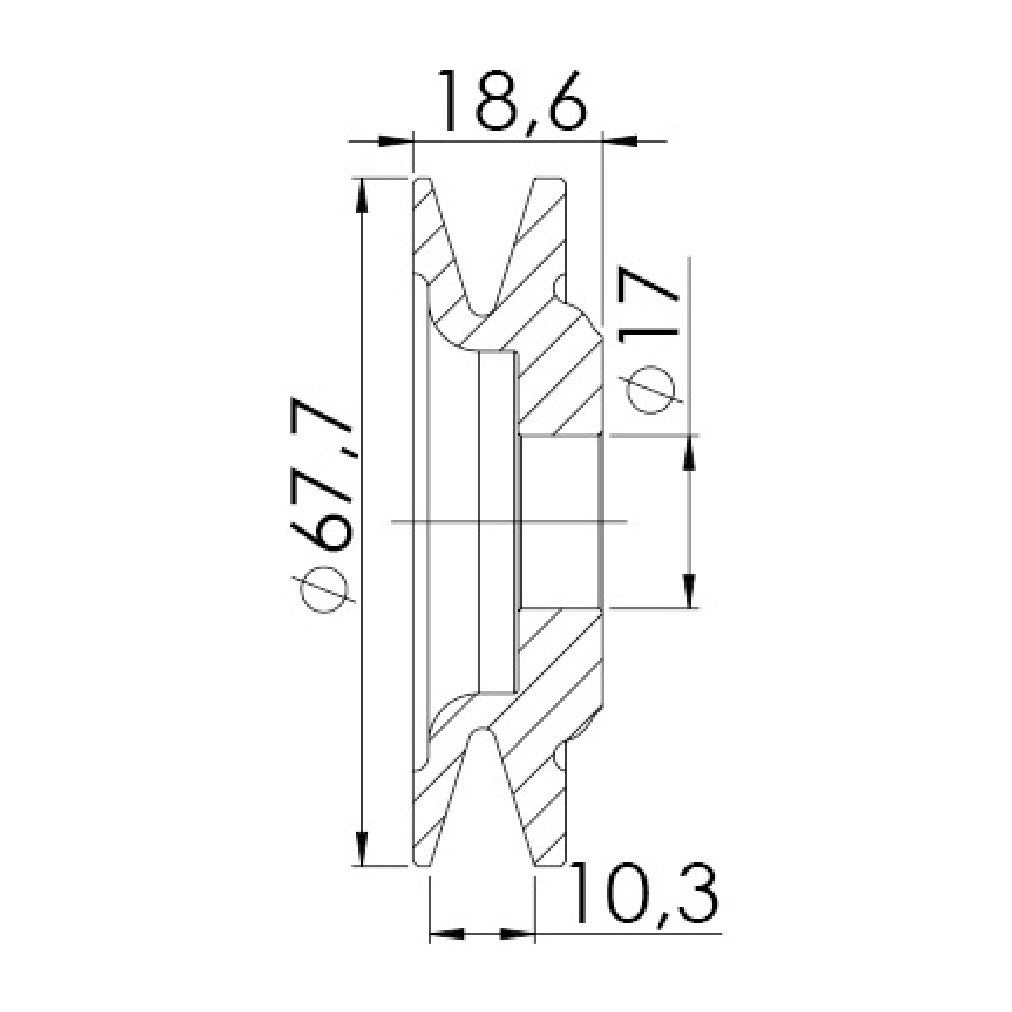 Polia para Alternador - Unifap - 3.439 - (3)