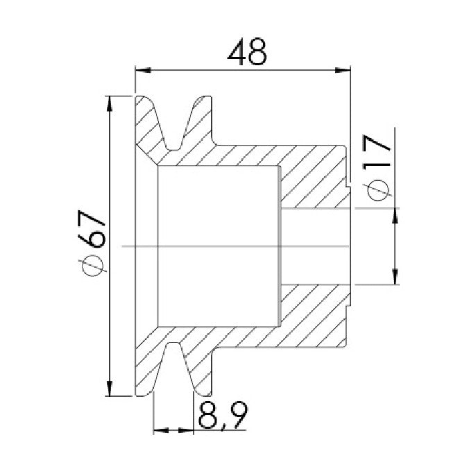 Polia para Alternador - Unifap - 3.461 - (3)