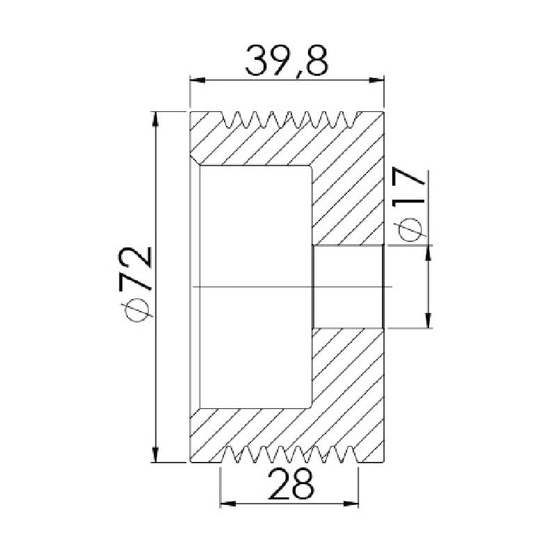 Polia para Alternador - Unifap - 3.471 - (3)