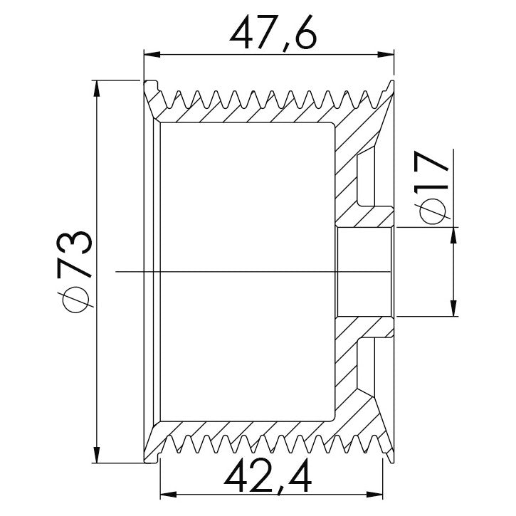 Polia para Alternador - Unifap - 3.470 - (3)