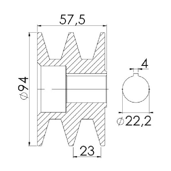 Polia para Alternador - Unifap - 3.480 - (3)
