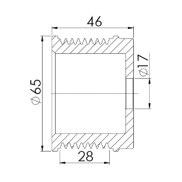 Polia para Alternador - Unifap - 3.483 - (3)