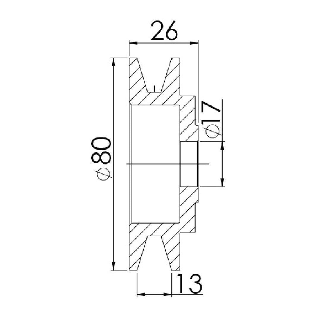 Polia para Alternador - Unifap - 3.489 - (3)