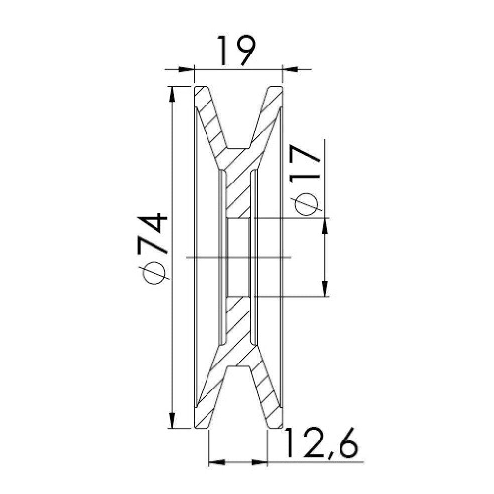 Polia para Alternador - Unifap - 3.492 - (3)