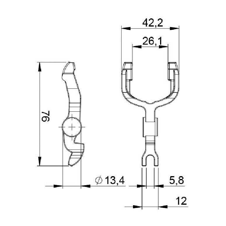 Garfo para Motor de Partida - Unifap - 4.422 - (3)