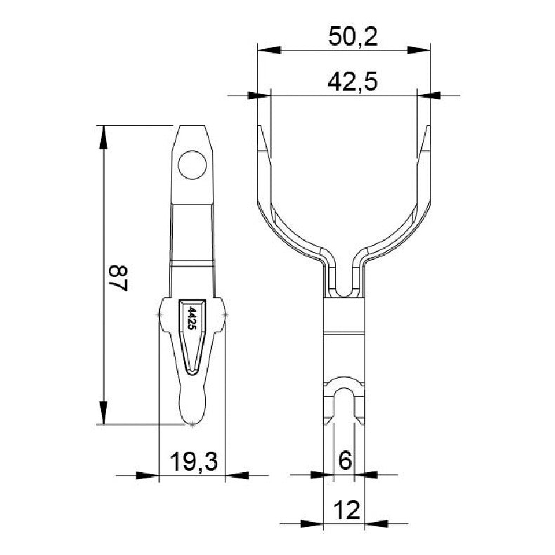 Garfo para Motor de Partida - Unifap - 4.425 - (2)