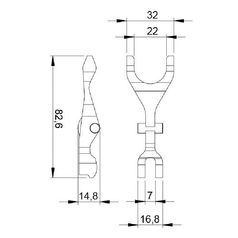 Garfo para Motor de Partida - Unifap - 4.426 - (3)
