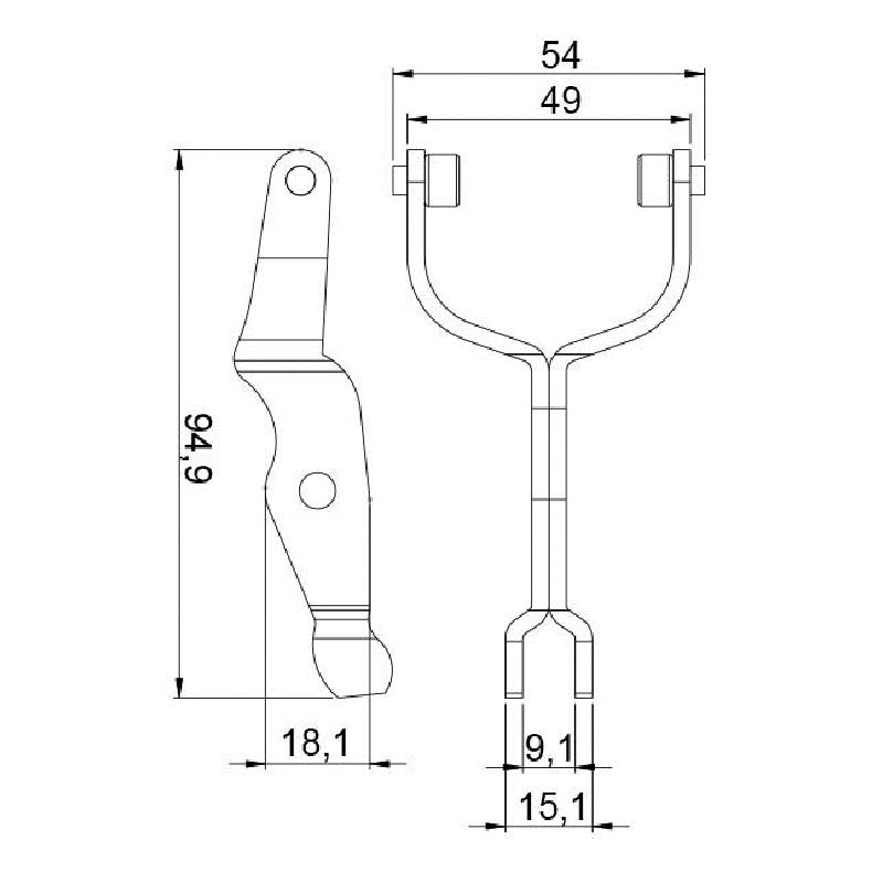 Garfo para Motor de Partida - Unifap - 4.431 - (3)