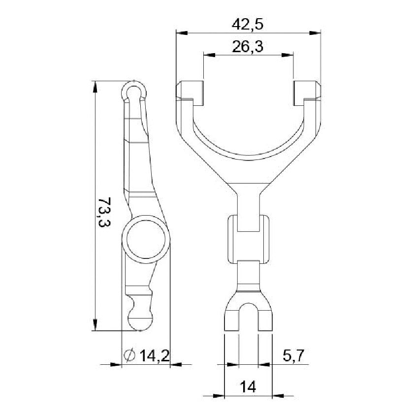 Garfo para Motor de Partida - Unifap - 4.439 - (3)