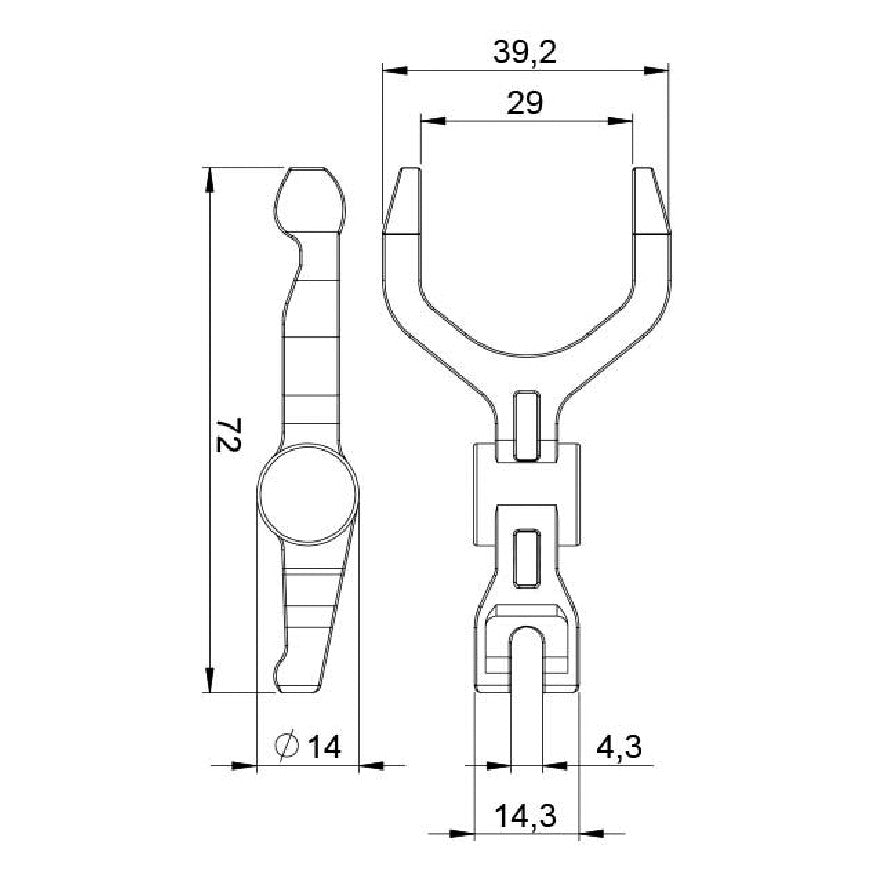 Garfo para Motor de Partida - Unifap - 4.441 - (2)
