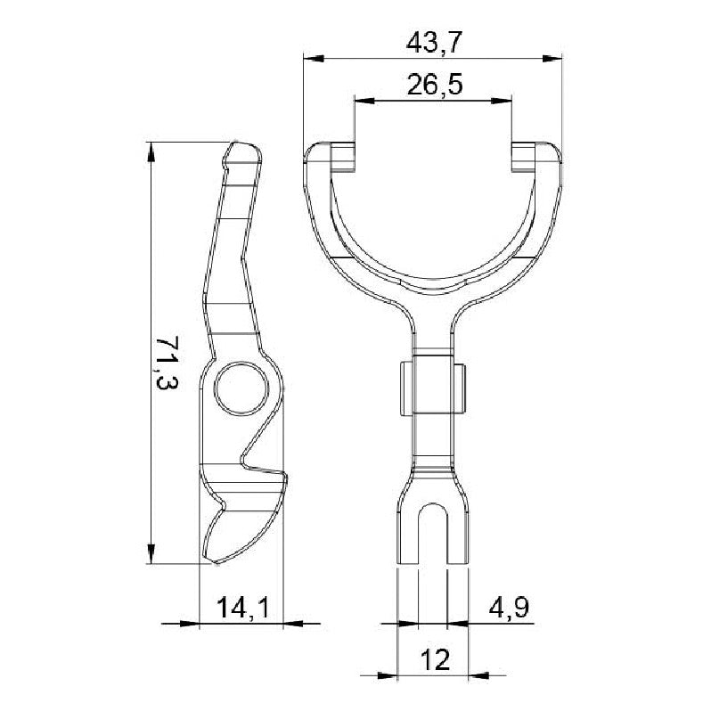 Garfo para Motor de Partida - Unifap - 4.440 - (3)