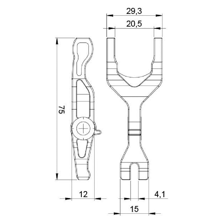 Garfo para Motor de Partida - Unifap - 4.443 - (3)