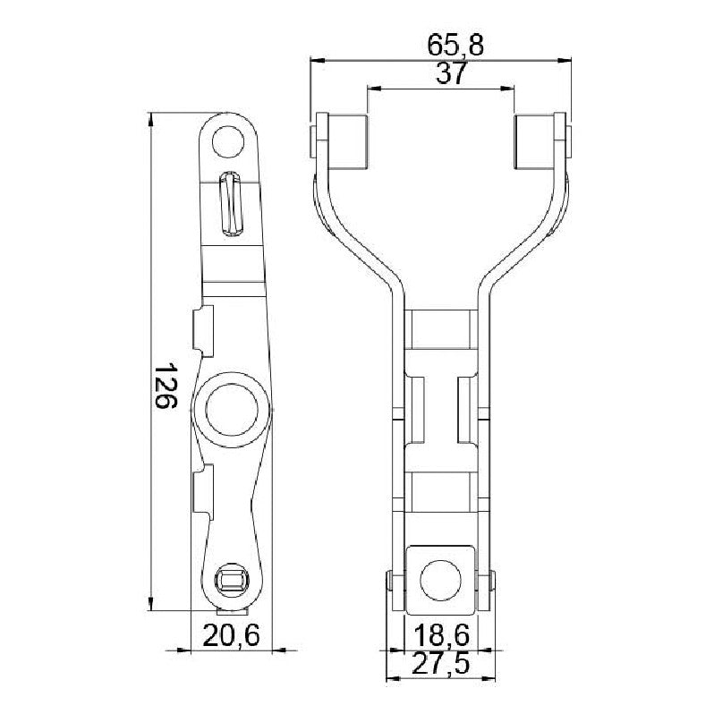 Garfo para Motor de Partida - Unifap - 4.445 - (3)
